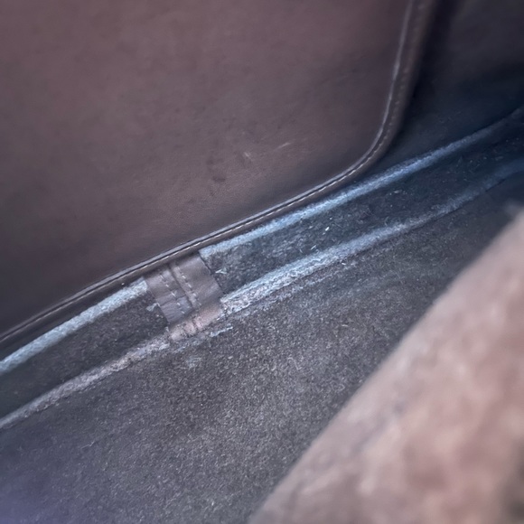 Vintage American Classics Leather Tan Crossbody Purse - Picture 8 of 11